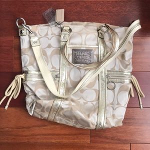 Gold Tote Shoulder bag